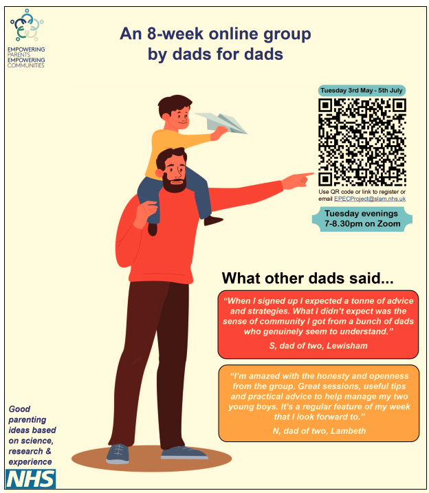 Dads workshop flyer